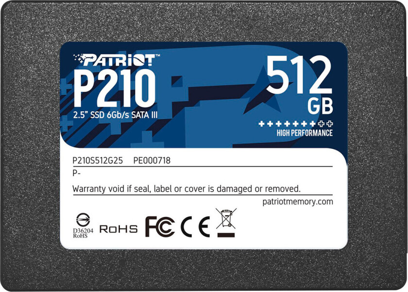 P210 SSD - 512GB - SATA-600 - 2.5"