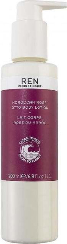 Clean Skincare Moroccan Rose Otto Body Lotion 200ml