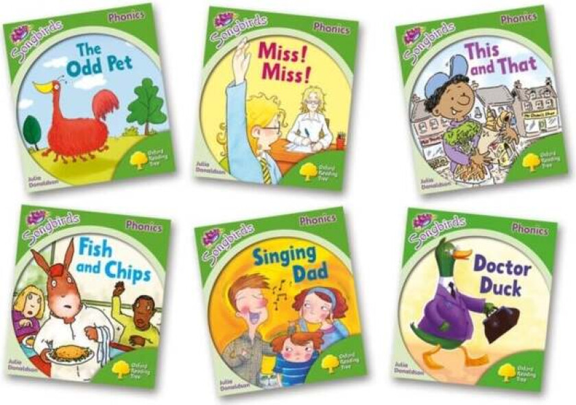 Oxford Reading Tree Songbirds Phonics: Level 2: Mixed Pack of 6 av Julia Donaldson