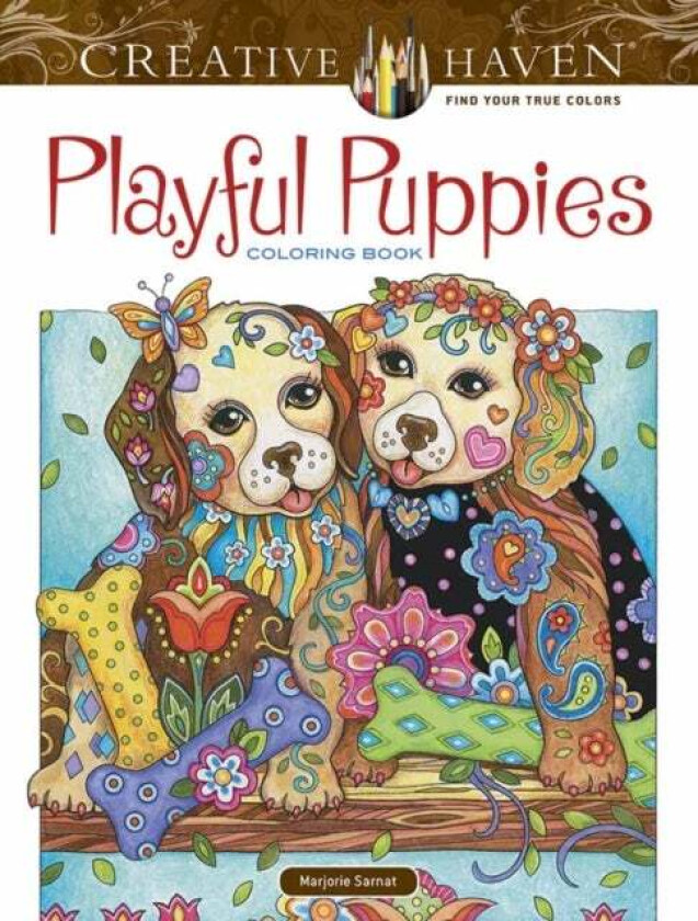 Creative Haven Playful Puppies Coloring Book (Working Title) av Marjorie Sarnat