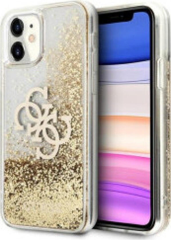 Guess Liquid Glitter 4G Big Logo - Deksel til iPhone 11