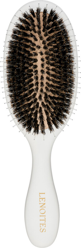 Lenoites Hair Brush Wild Boar White