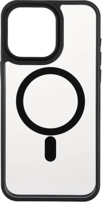 iPhone 15 Pro Max Gear Onsala Bumper Deksel - MagSafe-Kompatibel - Svart og Gjennomsiktig
