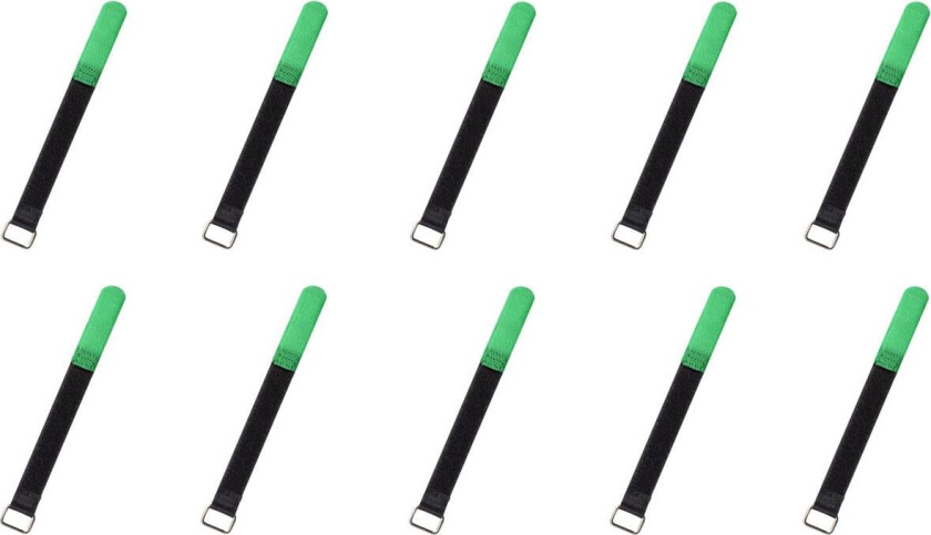 RockBoard Cable Ties, 10 pcs. Small - Green