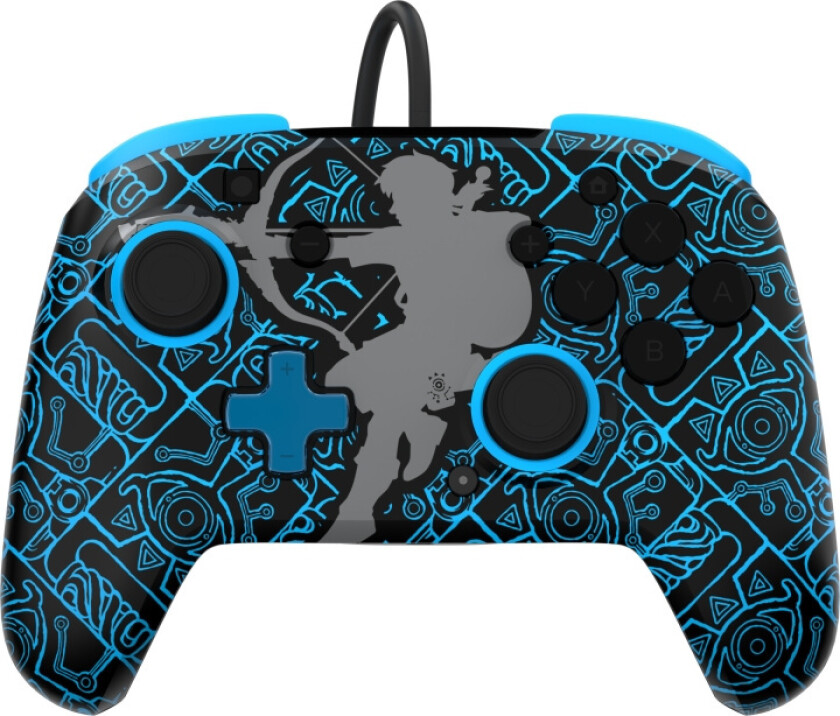 PDP Rematch Wired Controller GID - Sheikah Shoot