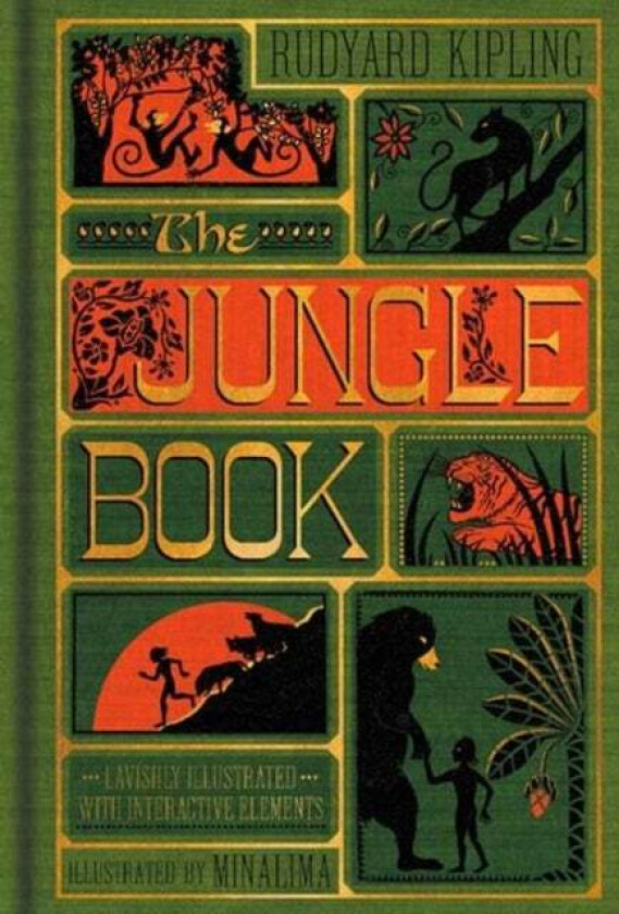 The Jungle Book (MinaLima Edition) (Illustrated with Interactive Elements) av Rudyard Kipling