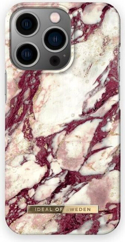 Ideal Of Sweden Iphone 13 Pro Fashion Case - Calacatta Ruby Marble