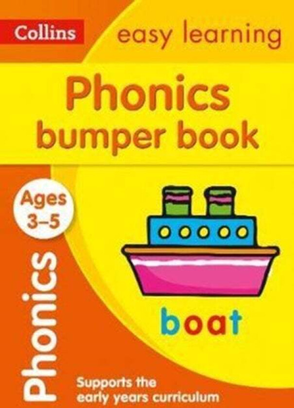Phonics Bumper Book Ages 3-5 av Collins Easy Learning