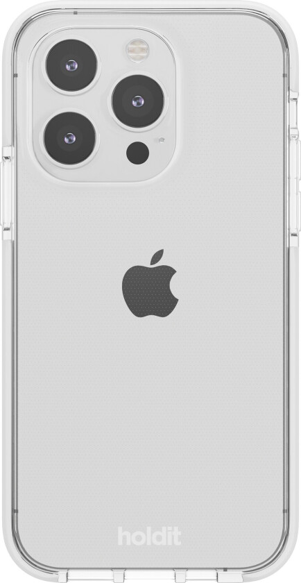 Holdit iPhone 14 Pro Max Seethru Deksel - White
