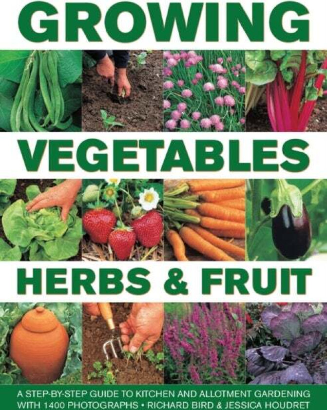 Growing Vegetables, Herbs & Fruit av Richard Bird, Jessica Houdret