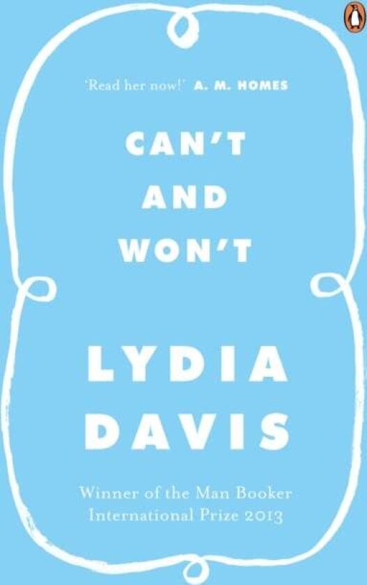 Can't and won't av Lydia Davis