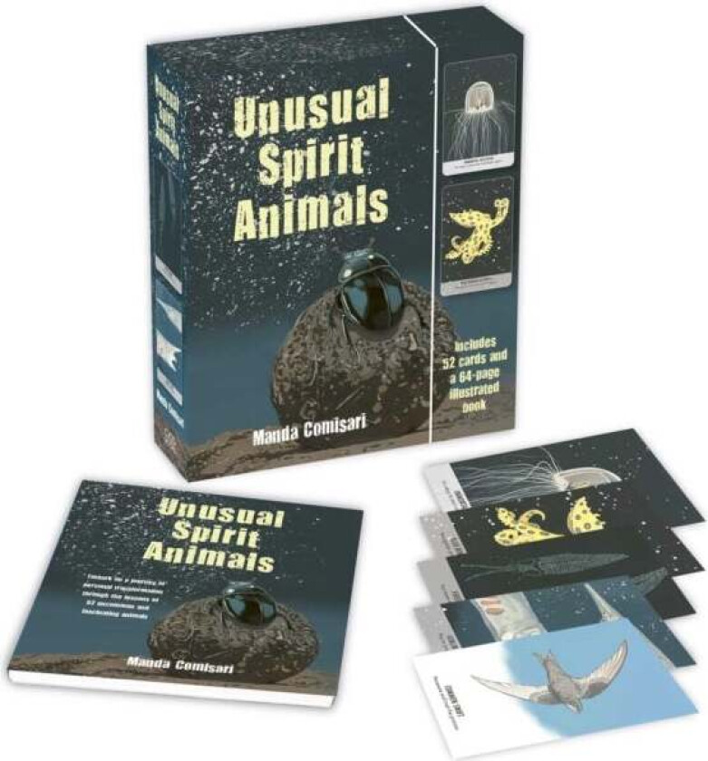 Unusual Animal Messages Oracle Deck av Manda Comisari
