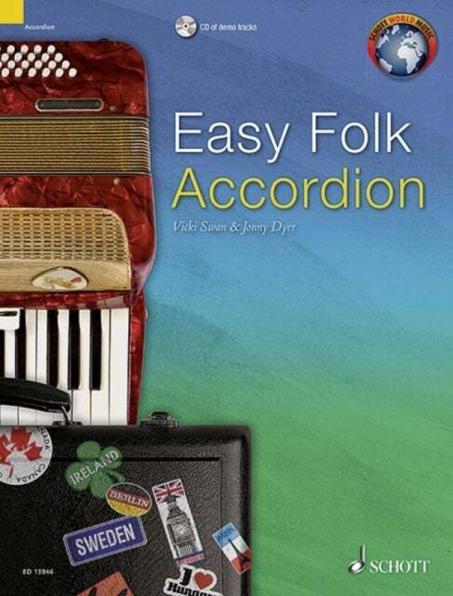 Easy Folk Accordion Av Hal Leonard Publishing Corporation