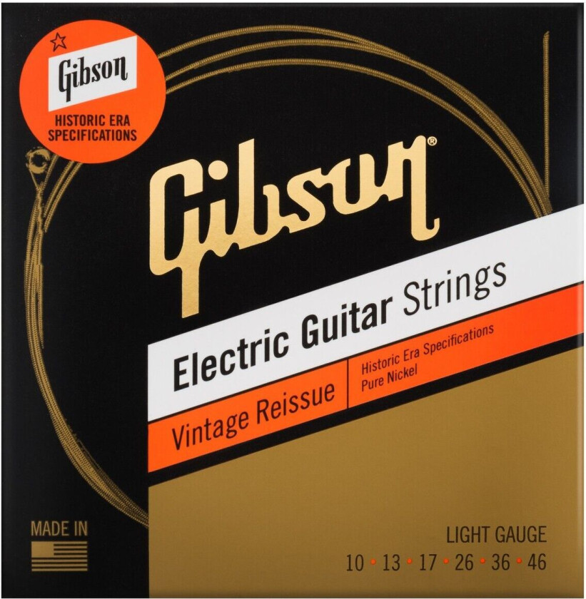 Vintage Reissue Historic Era Guitar Strings Light 10-46