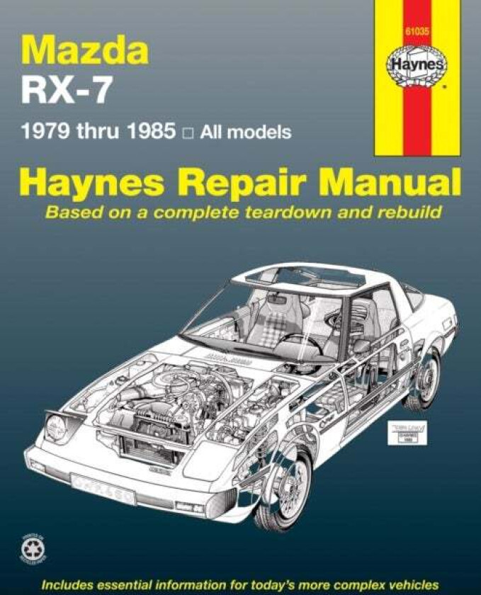 Mazda RX-7 for Mazda RX-7, GS, GSL & GSL-SE (1979-1985) Haynes Repair Manual (USA) av Haynes Publishing