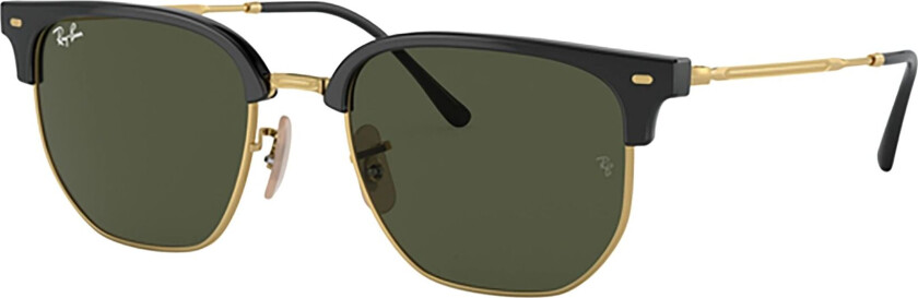 New Clubmaster RB4416, solbrille BLACK ON ARISTA GREE