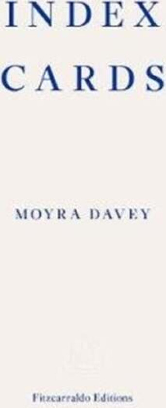 Index Cards av Moyra Davey
