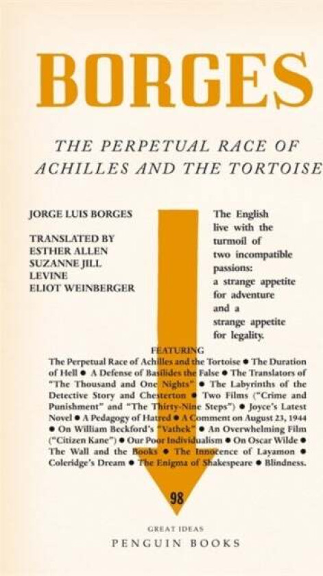 The Perpetual Race of Achilles and the Tortoise av Jorge Luis Borges