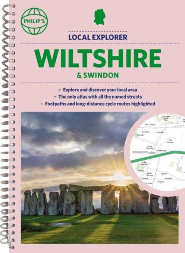 Philip's Local Explorer Street Atlas Wiltshire and Swindon av Philip's Maps