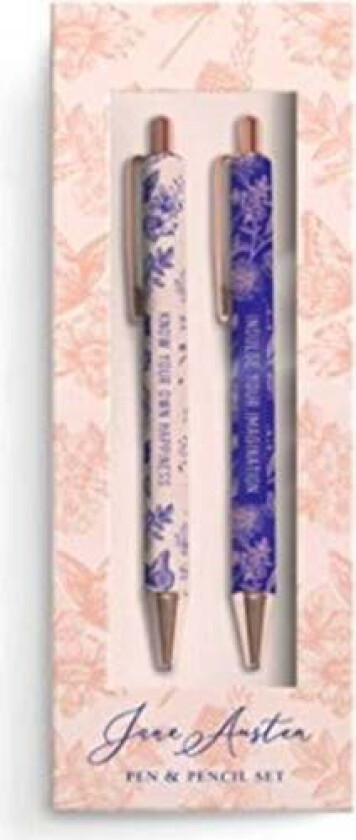 Jane Austen: Floral Pencil and Pen Set av Insight Editions
