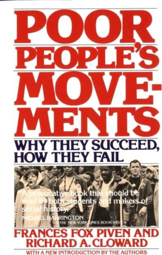 Poor People's Movements av Frances Fox Piven, Richard Cloward