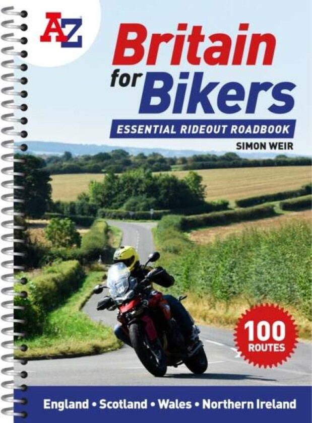A -Z Britain for Bikers av Simon Weir, A-Z Maps