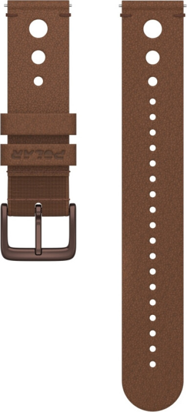 Läderarmband 20mm Brun M-L