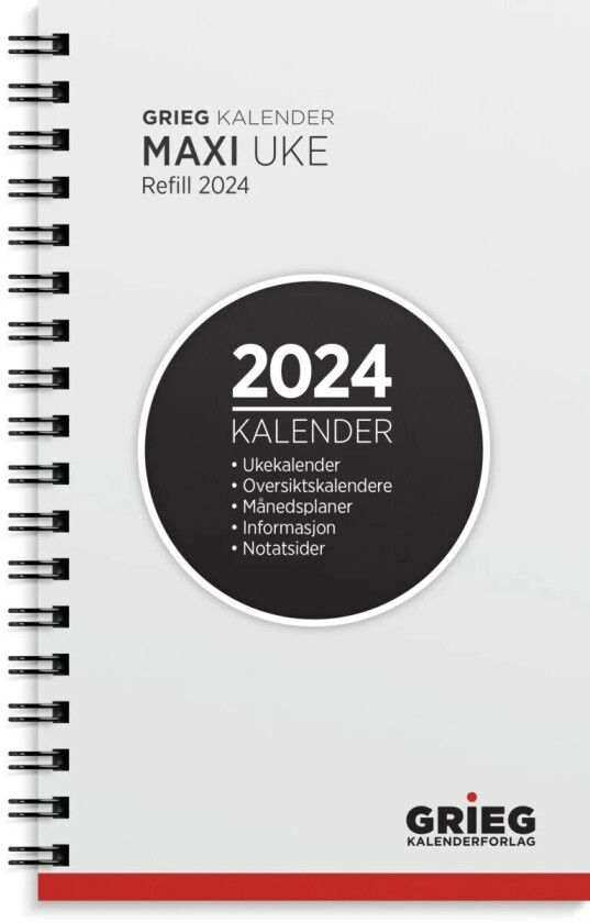 Kalender 2024  Maxi refill