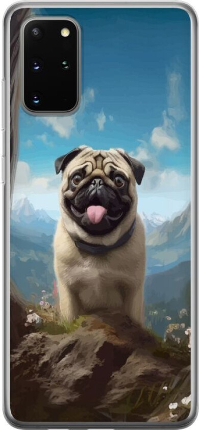 Mobildeksel til Samsung Galaxy S20+ med Glad Hund motiv