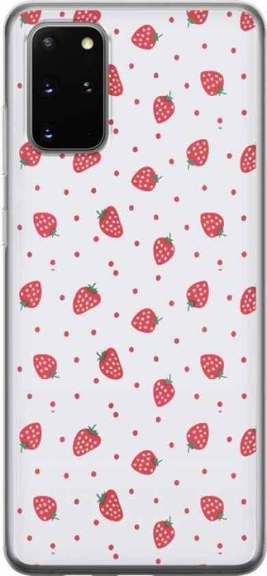 Mobildeksel til Samsung Galaxy S20+ med Jordbær motiv