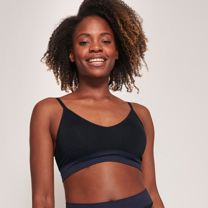 Ever Infused Aloe Bralette BH, Farge: Svart, Størrelse: M, Kvinner