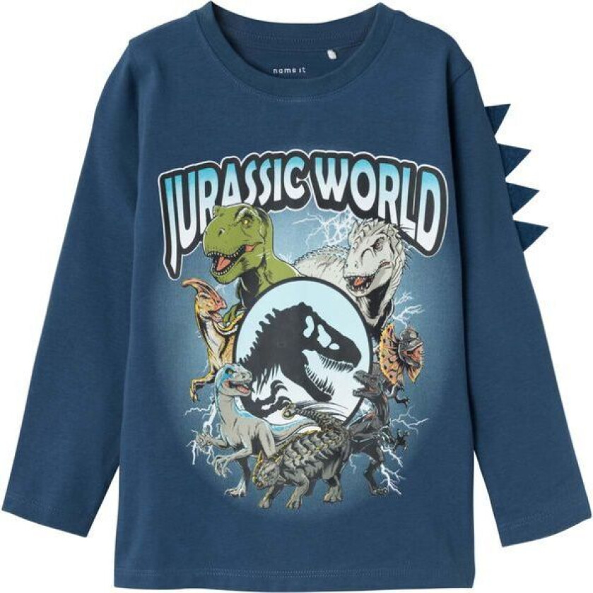 Name It Nmmjolly Jurassic genser, Dark Denim