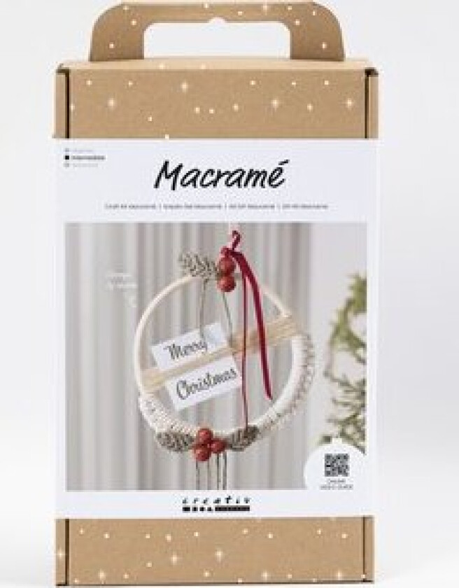 DIY Kit Makramé Julekrans