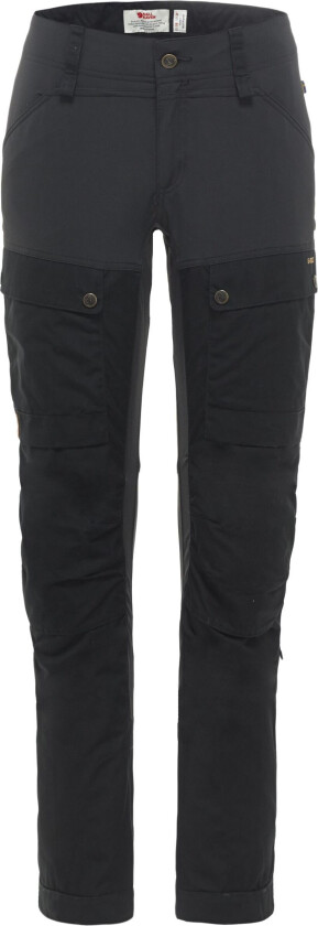 KEB TROUSERS CURVED W REG BLACK