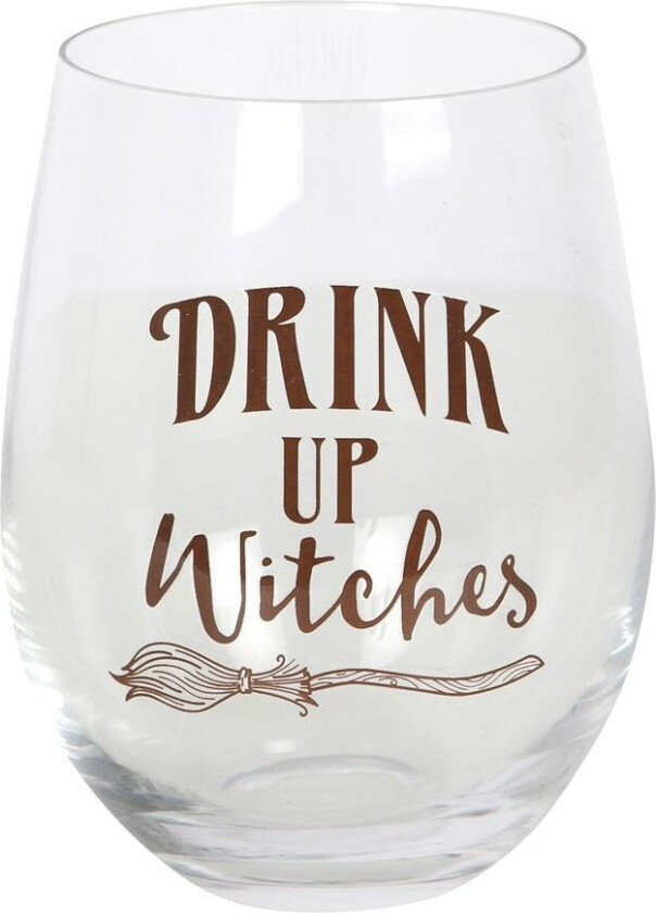 Drink Up Witches Stemless Wine Glass