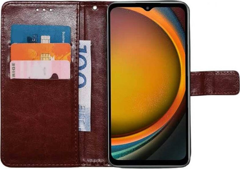 Lommebokdeksel 3-kort Samsung Galaxy Xcover 7 - Brun