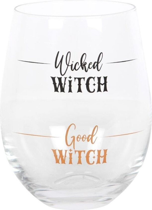 Wicked Witch Stemless Wine Glass