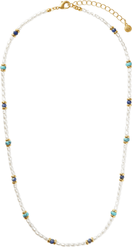 Jewellery Pearl & Stone Beaded Necklace