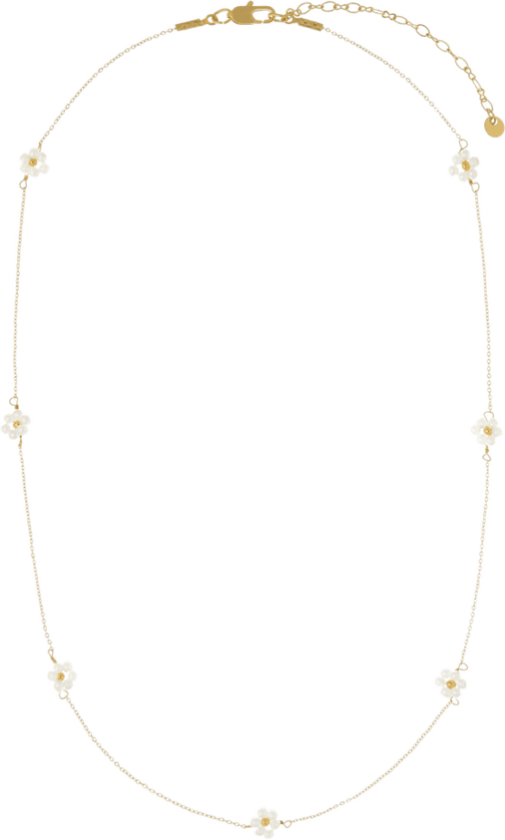 Jewellery Dainty Pearl Flower Stationed Collar Necklace