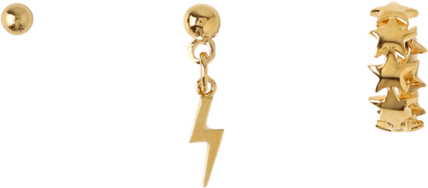 Jewellery Lightning Drop Stud Ear Party