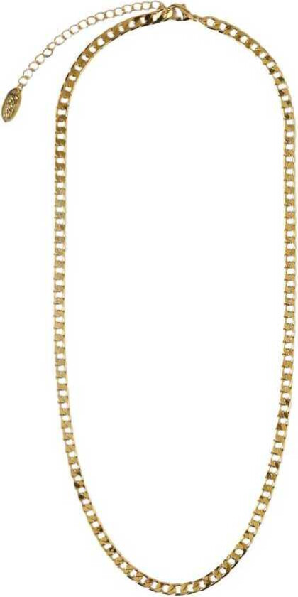 Jewellery Flat Link Curb Chain Necklace
