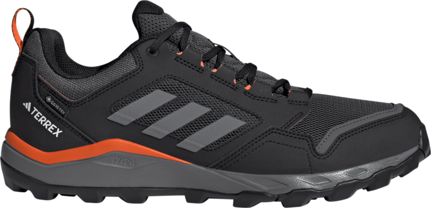 Men's Tracerocker 2.0 GORE-TEX Trail Running Shoes Grey Six/Grey Four/Impact Orange 9, Grey Six/Grey Four/Impact Orange
