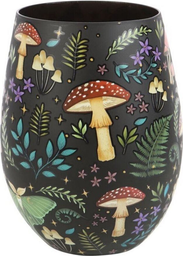 Dark Forest Printed Stemless Wine Glass