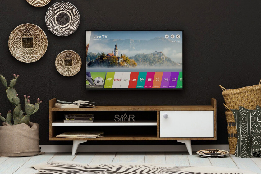 Mod Design TV-benk 120 cm - Tre/Hvit