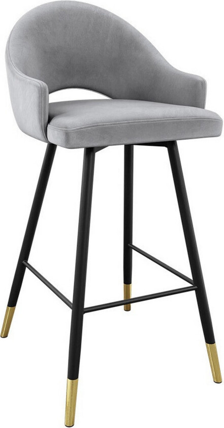 Glenarm Barstol - Hvit/Grå