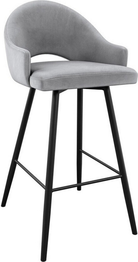 Glenarm Barstol - Lysegrå/Mørkegrå