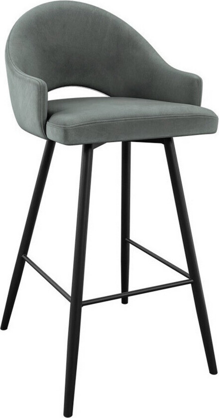Glenarm Barstol - Svart/Grå