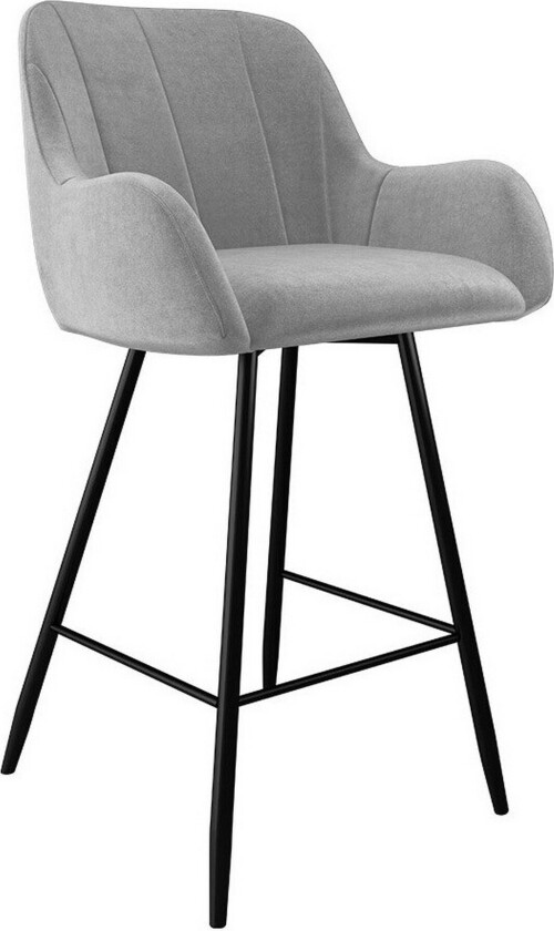 Glenarm Barstol - Grå/Svart