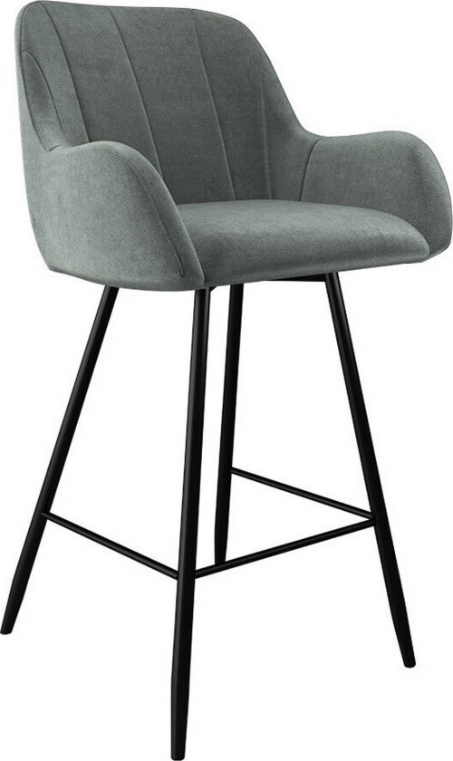 Glenarm Barstol - Grå/Svart