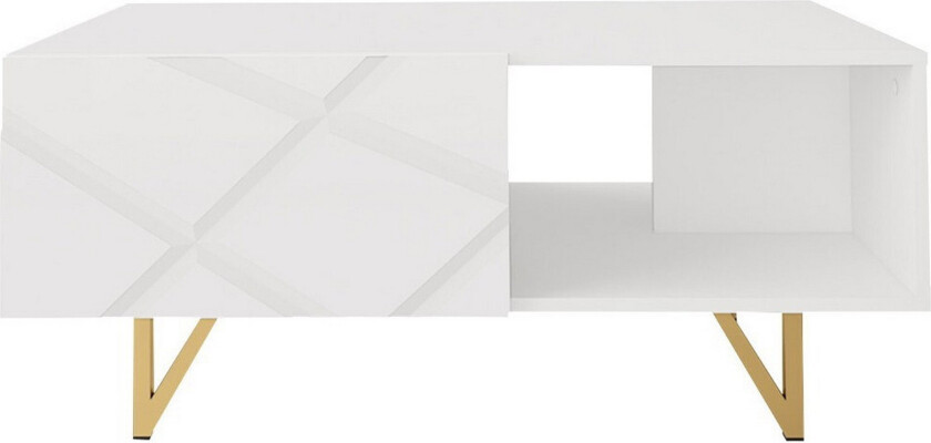 Glenndale Sofabord 59 cm - Hvid